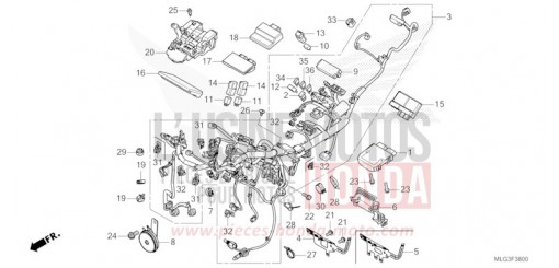 WIRE HARNESS CRF1100A4N de 2022